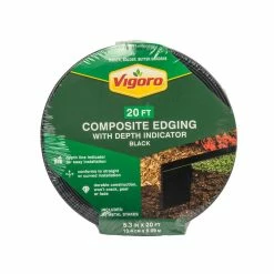 Vigoro 20 ft. Premium Black Composite Edging