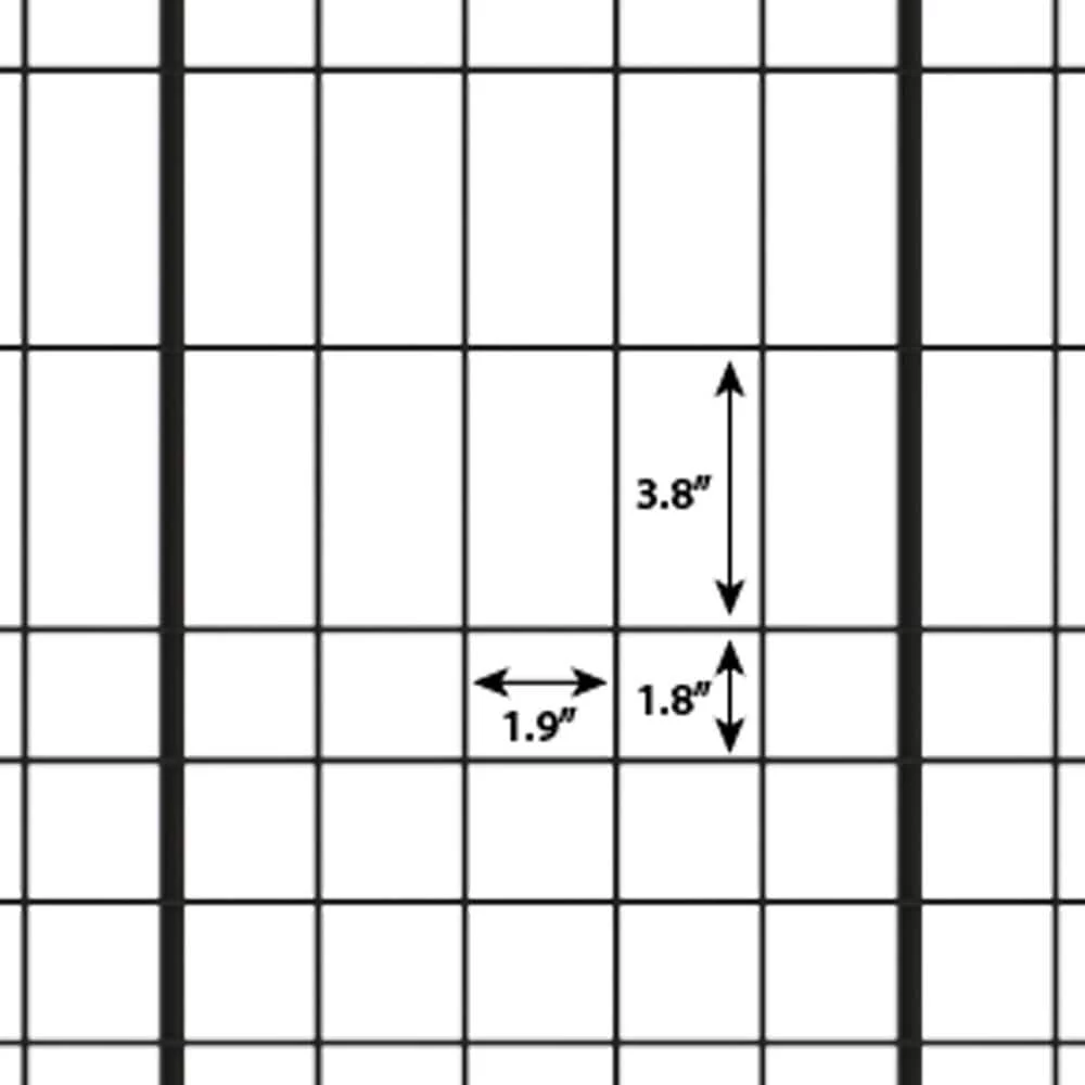 Vigoro Rockdale 43.8 in. Black Steel Fence Panel (3-Pack) - Image 9