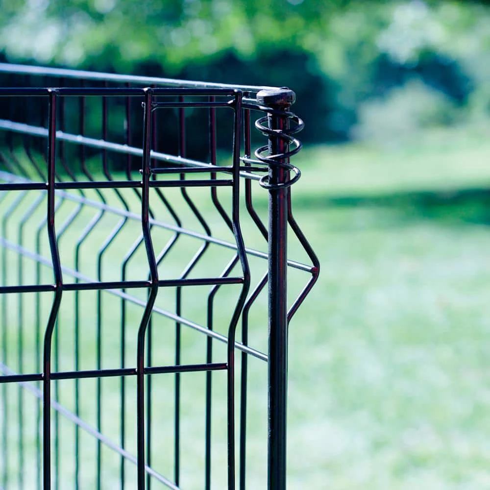 Vigoro 56 in. H Steel Multi-Purpose Black Fence Post (7-Pack) - Image 11