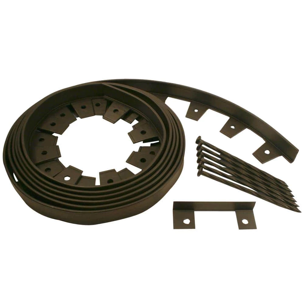 Vigoro 20 ft. No-Dig Landscape Plastic Edging Kit - Image 3