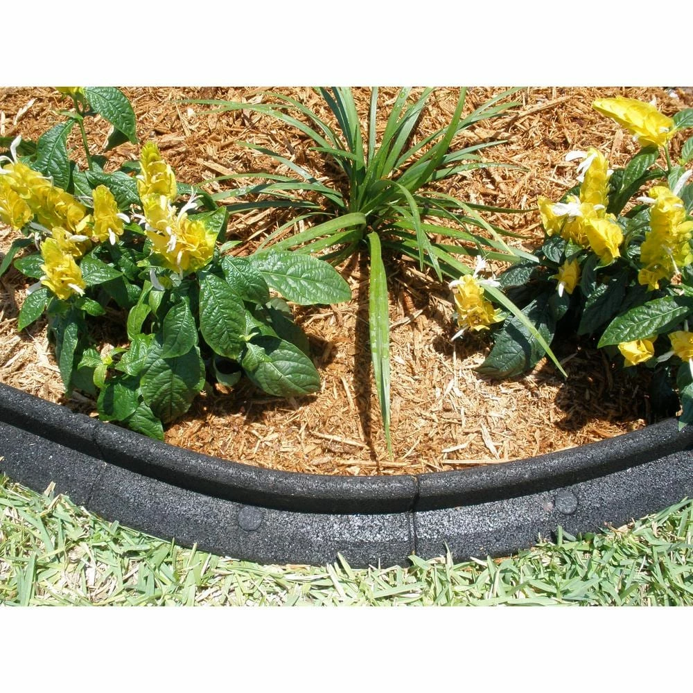 Vigoro EcoBorder 4 ft. Black Rubber Landscape Edging (Single) - Image 4