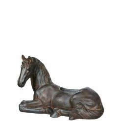 SULLIVANS Brown Resin Horse Planter