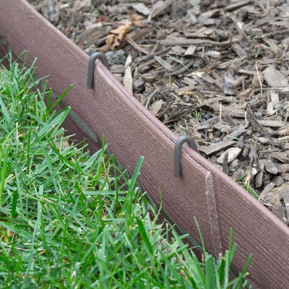 Vigoro 20 ft. Premium Brown Composite Edging - Image 5