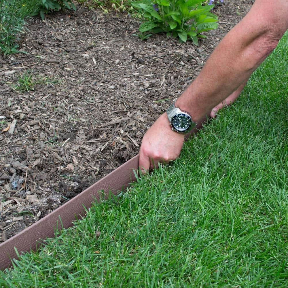 Vigoro 20 ft. Premium Brown Composite Edging - Image 3