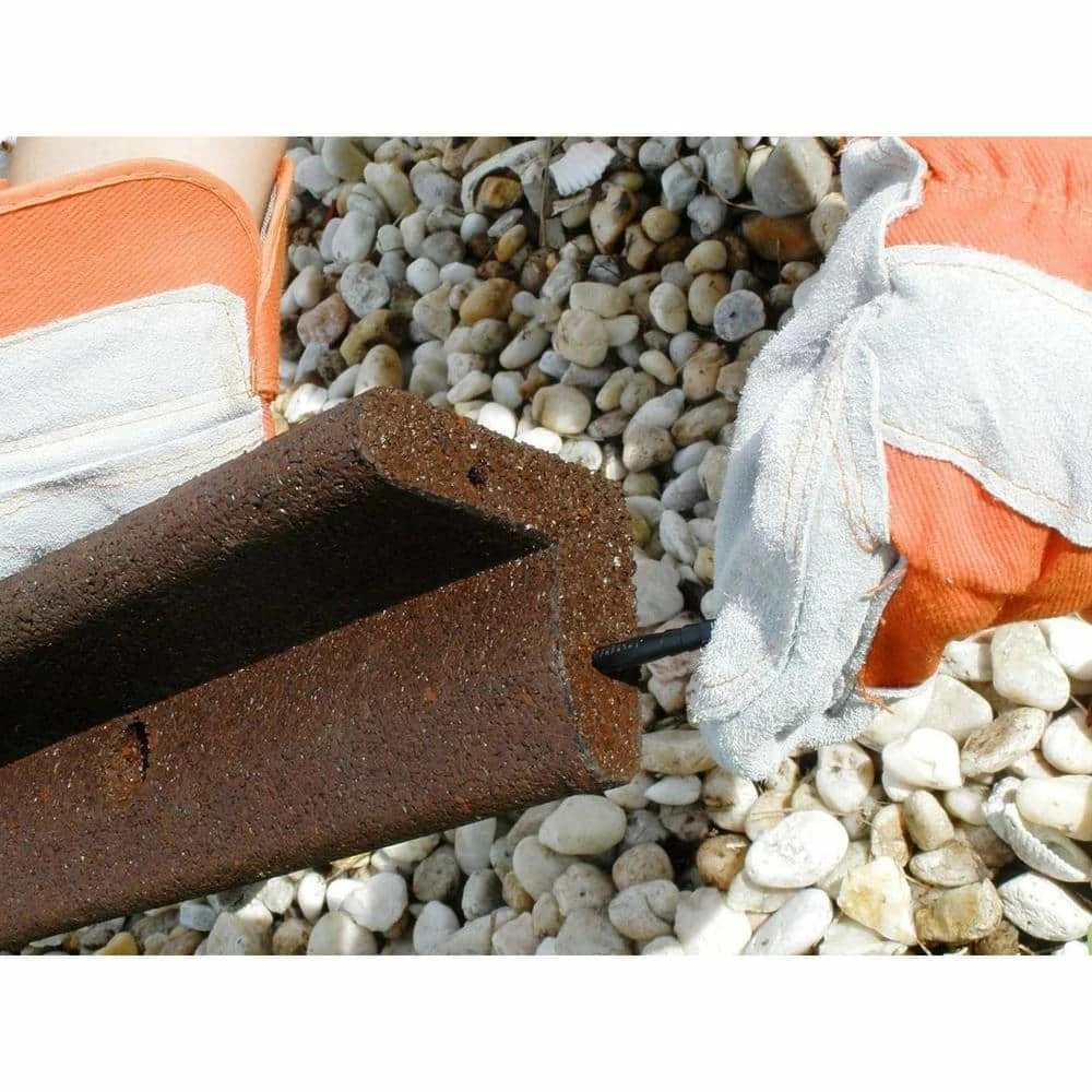 Vigoro EcoBorder 4 ft. Brown Rubber Landscape Edging (6-Pack) - Image 5