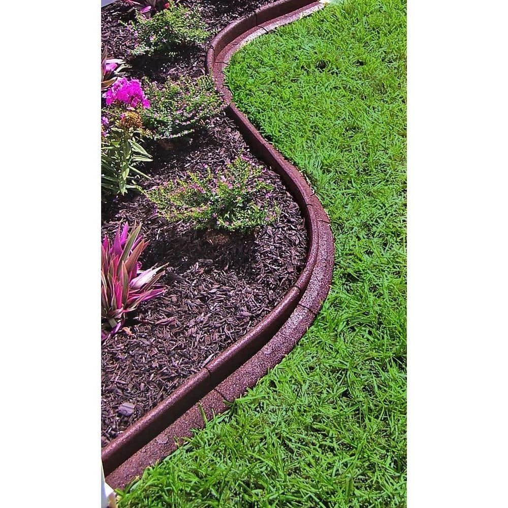 Vigoro EcoBorder 4 ft. Brown Rubber Landscape Edging (6-Pack) - Image 11
