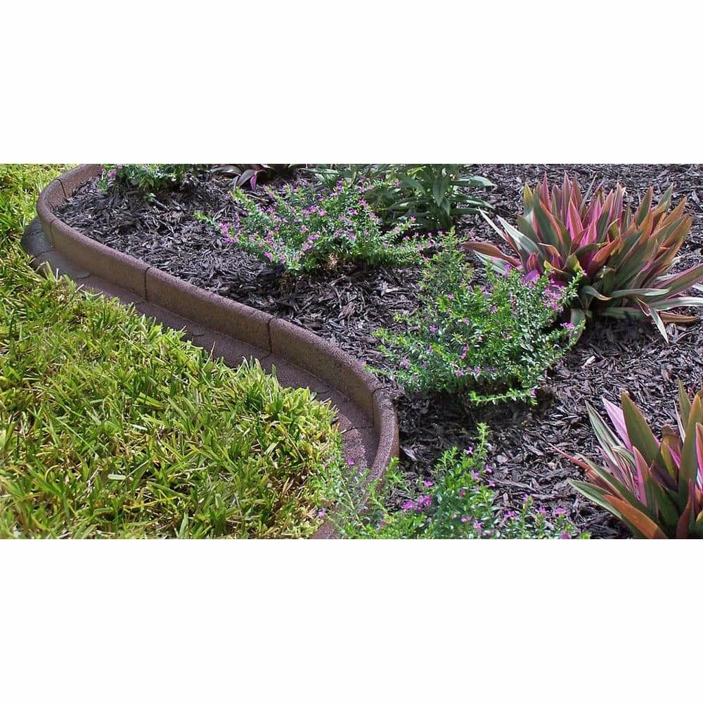 Vigoro EcoBorder 4 ft. Brown Rubber Landscape Edging (6-Pack) - Image 6