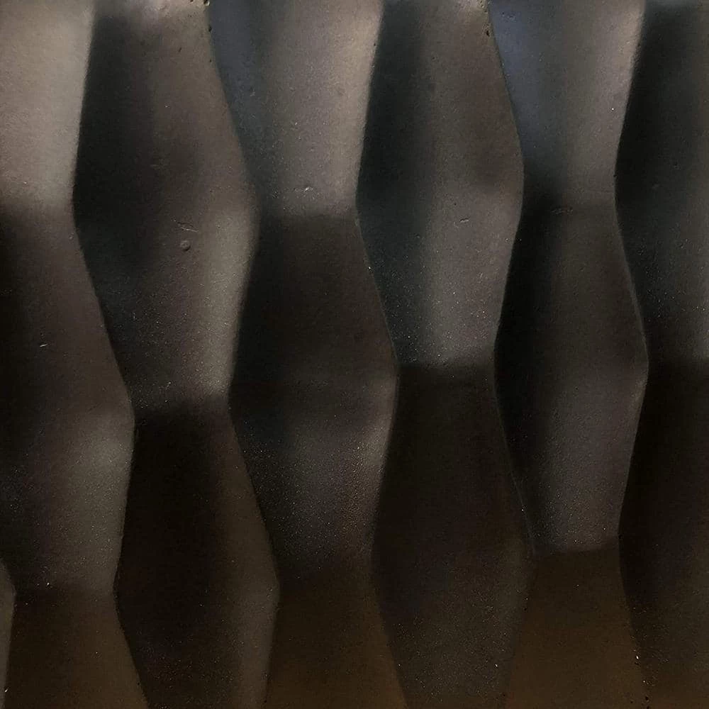 KANTE 31.5 in. L Rectangular Burnished Black Concrete/Fiberglass Indoor Outdoor Elegant Retro Planter - Image 4