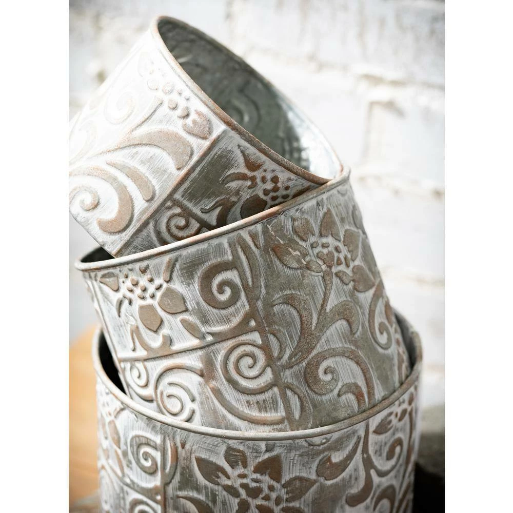 SULLIVANS Multi-Color Metal Planter (Set of 3) - Image 4