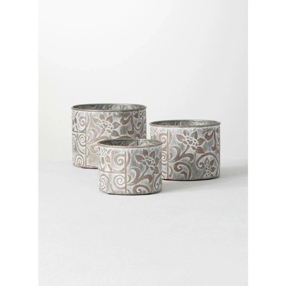 SULLIVANS Multi-Color Metal Planter (Set of 3) - Image 5