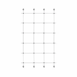 Vigoro 8 ft. x 3 ft. Stainless Steel Wire Rope Plant Trellis Kit