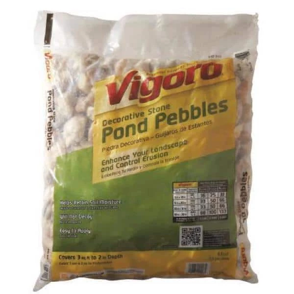 Vigoro 0.5 cu. ft. Bagged Pond Pebble Landscape Rock - Image 4
