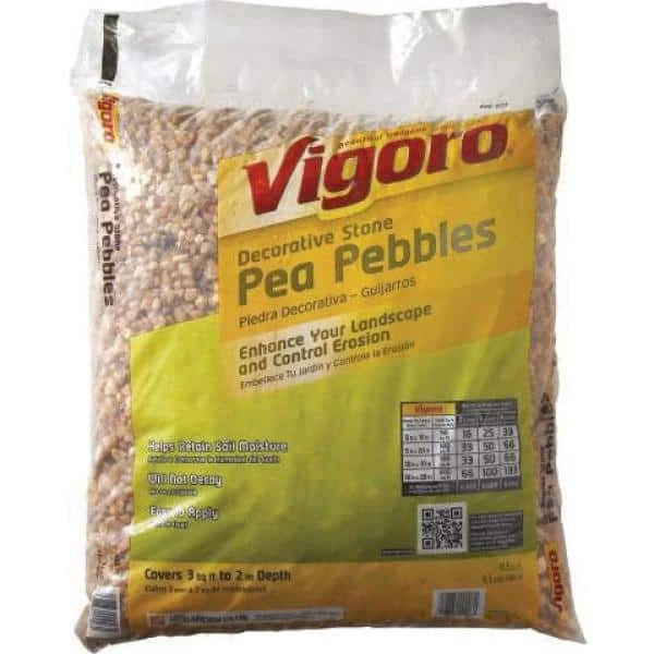 Vigoro 0.5 cu. ft. Bagged Pea Gravel Pebble Landscape Rock - Image 4