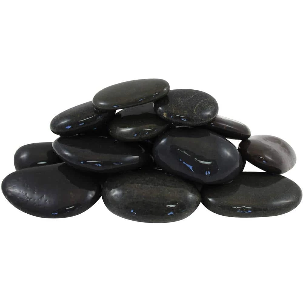 Vigoro 0.25 cu. ft. 20 lbs. 1 in. to 3 in. Grey Mexican Beach Pebble Landscape Rock - Image 3