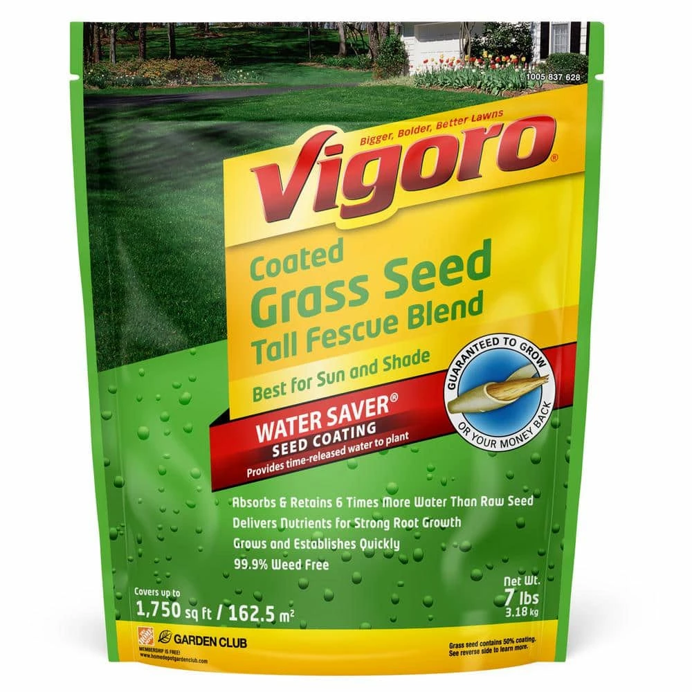 Vigoro 7 lbs. Tall Fescue Grass Seed Blend with Water Saver Seed Coating