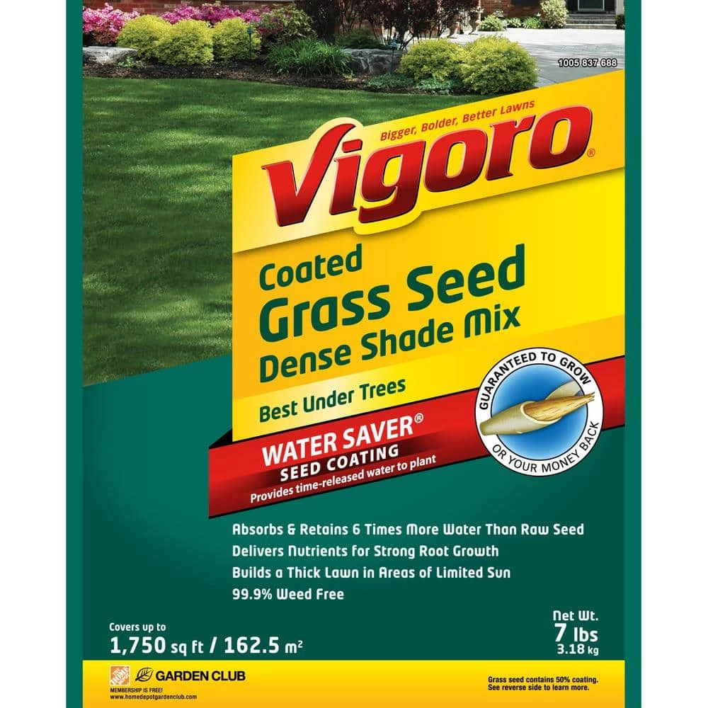 Vigoro 7 lbs. Dense Shade Grass Seed Mix with Water Saver Seed Coating - Image 3