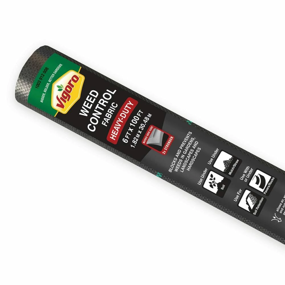 Vigoro 6 ft. x 100 ft. 3 oz. Woven Weed Barrier - Image 3