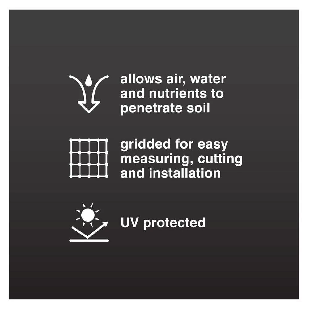 Vigoro 6 ft. x 100 ft. 3 oz. Woven Weed Barrier - Image 4