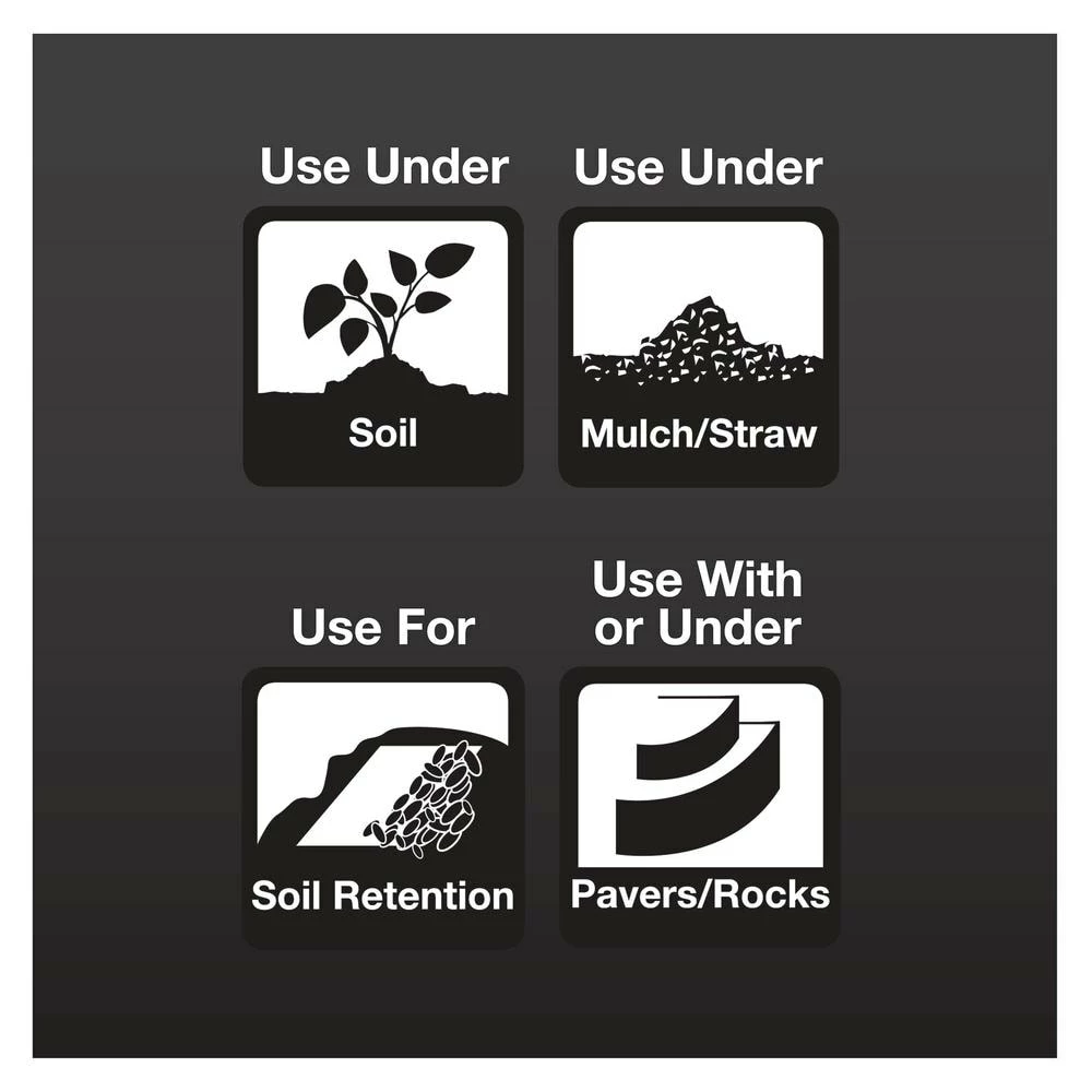 Vigoro 6 ft. x 100 ft. 3 oz. Woven Weed Barrier - Image 2