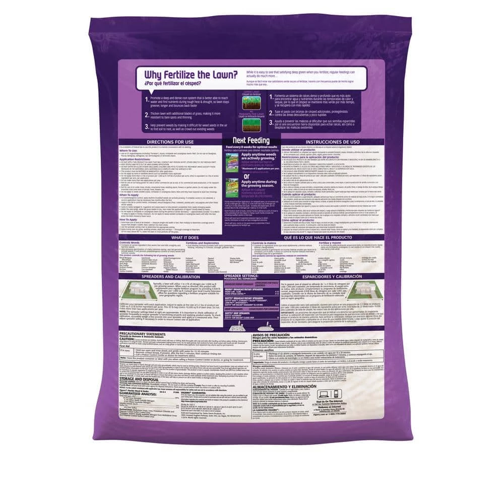 Vigoro 32 lbs. 10,000 sq. ft. Weed and Feed Weed Killer Plus Lawn Fertilizer for Florida Grass Types - Image 2