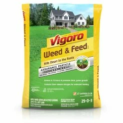 Vigoro 43.9 lbs. 15,000 sq. ft. Weed and Feed Weed Killer Plus Lawn Fertilizer