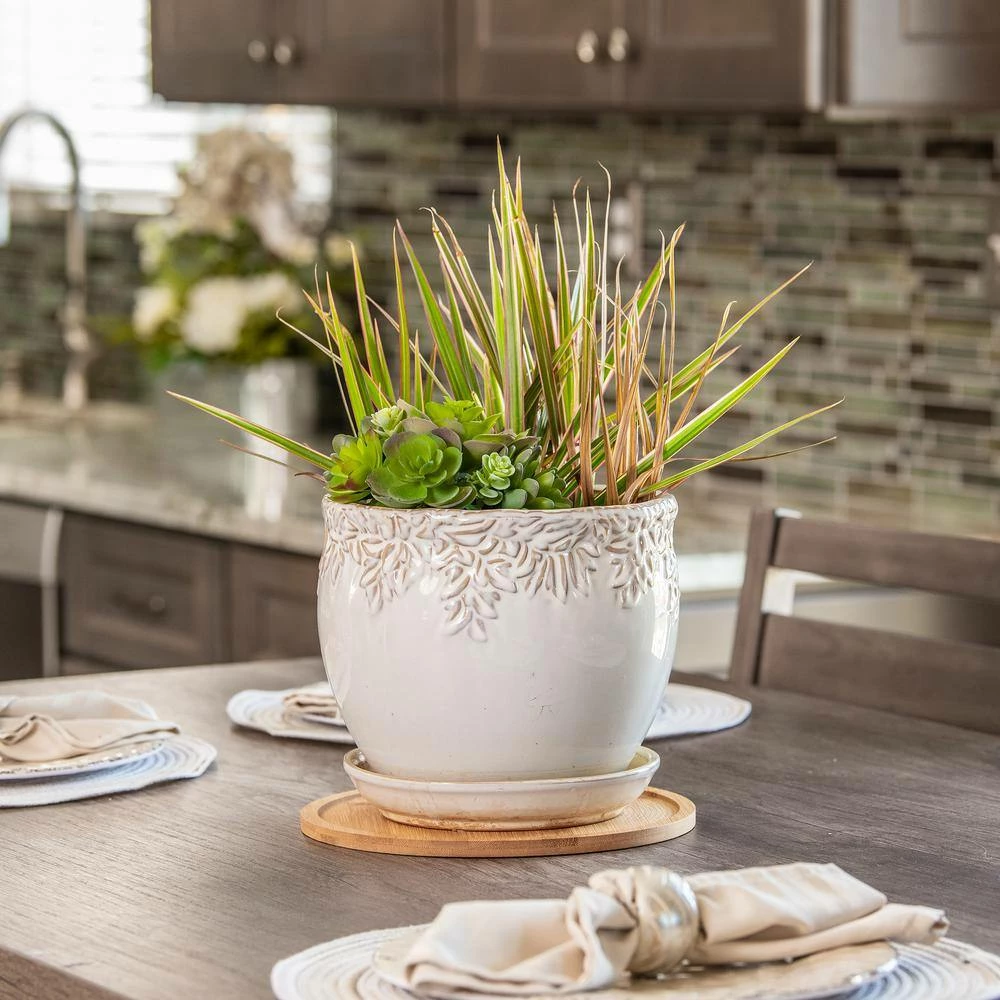 Vigoro 10 in. Bamboo Plant Saucer - Image 6