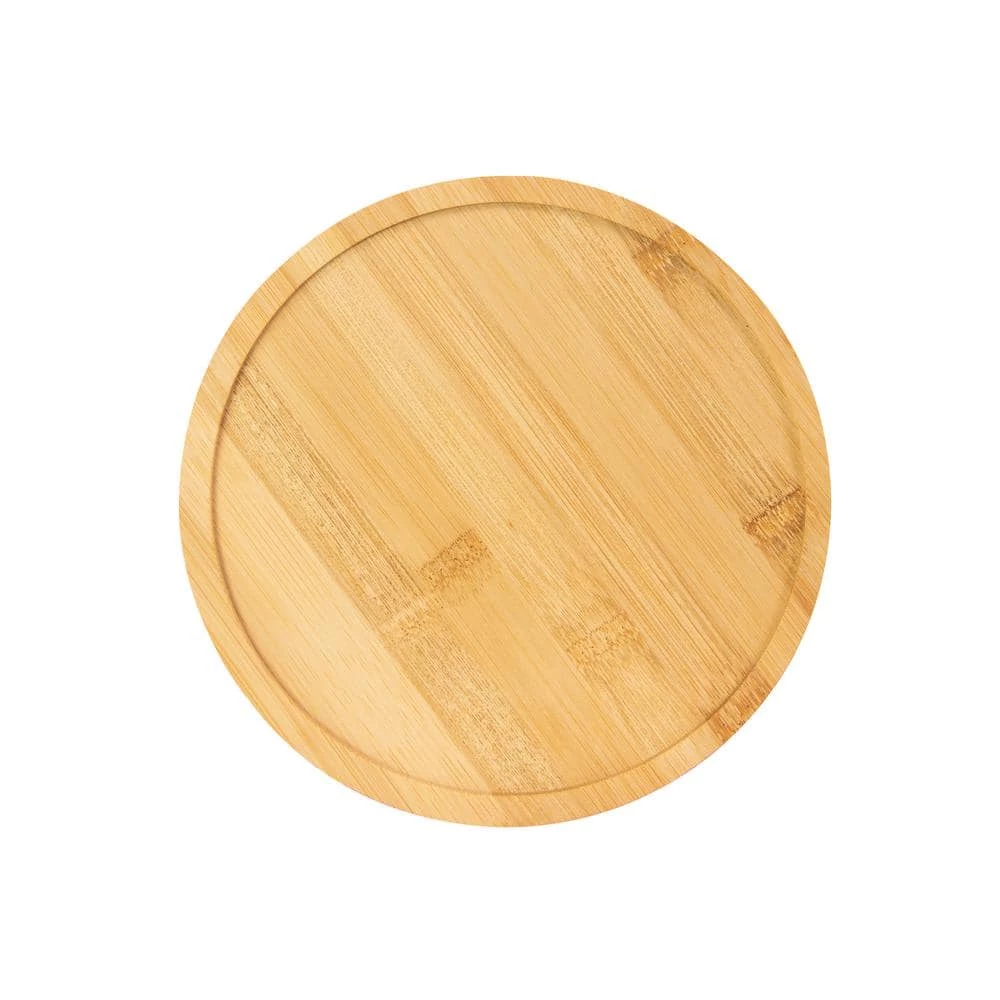 Vigoro 8 in. Bamboo Plant Saucer