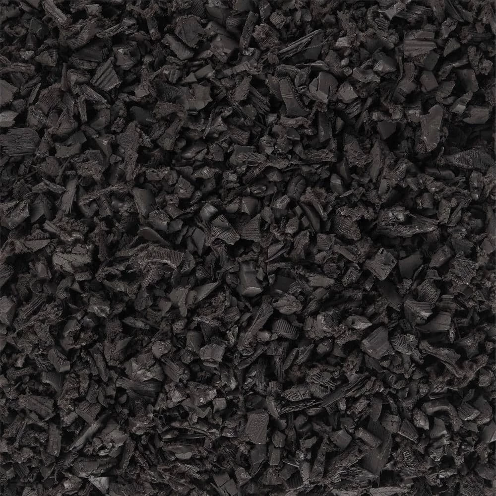 Vigoro 37.5 cu. ft. Black Recycled Rubber Mulch (25 Bags) - Image 3