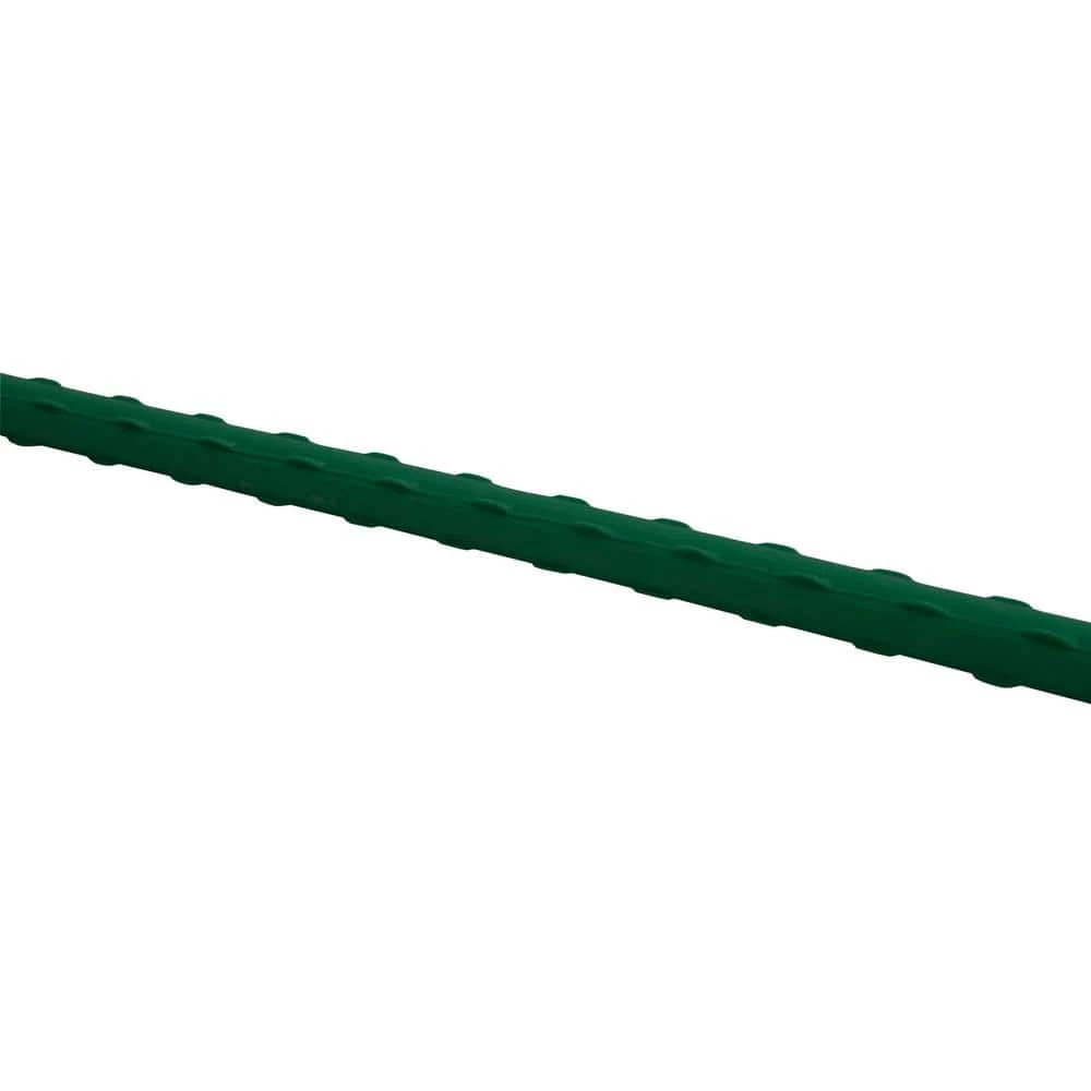 Vigoro 3 ft. Green Colored Steel Core Garden Stake - Image 4