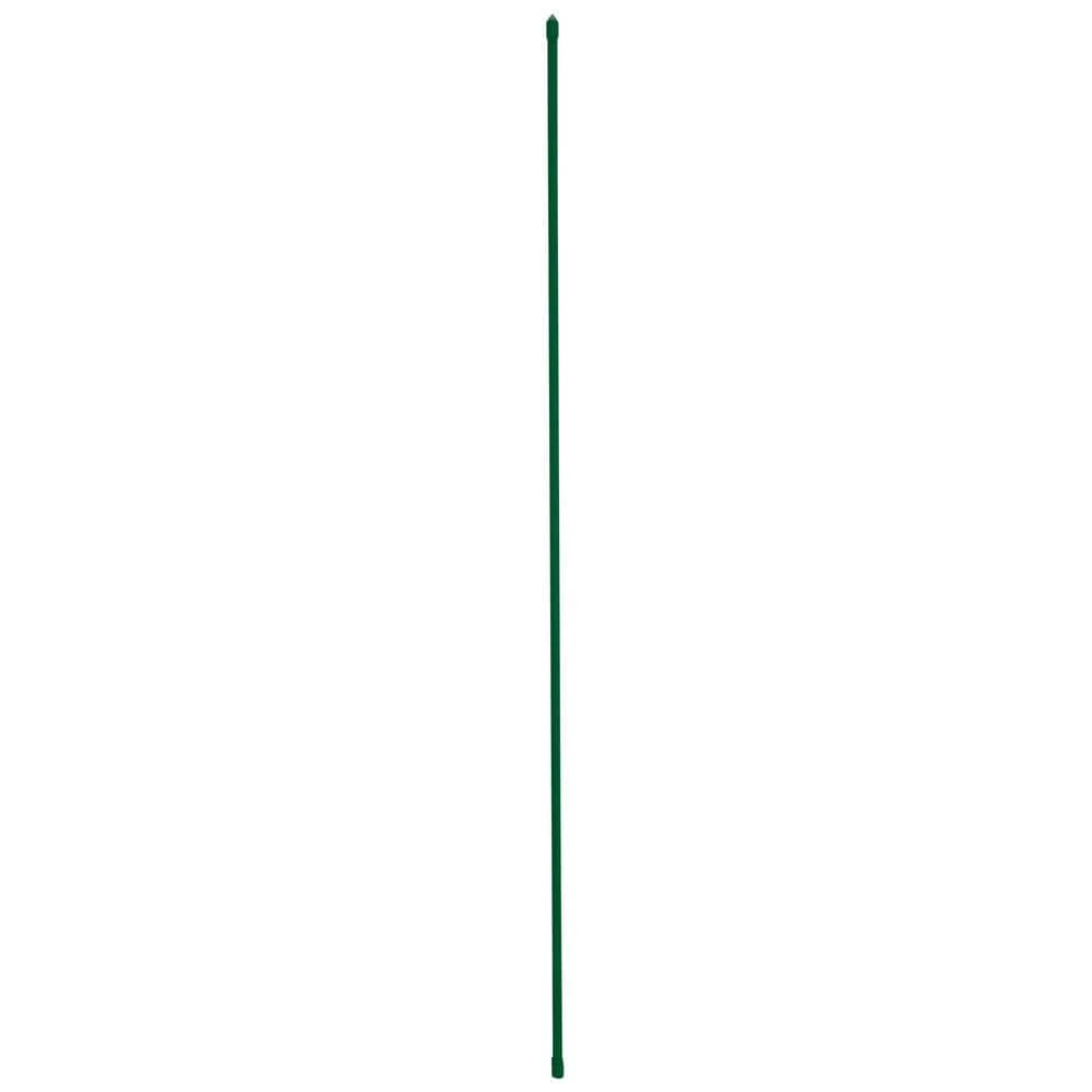 Vigoro 5 ft. Green Colored Steel Core Garden Stake - Image 8