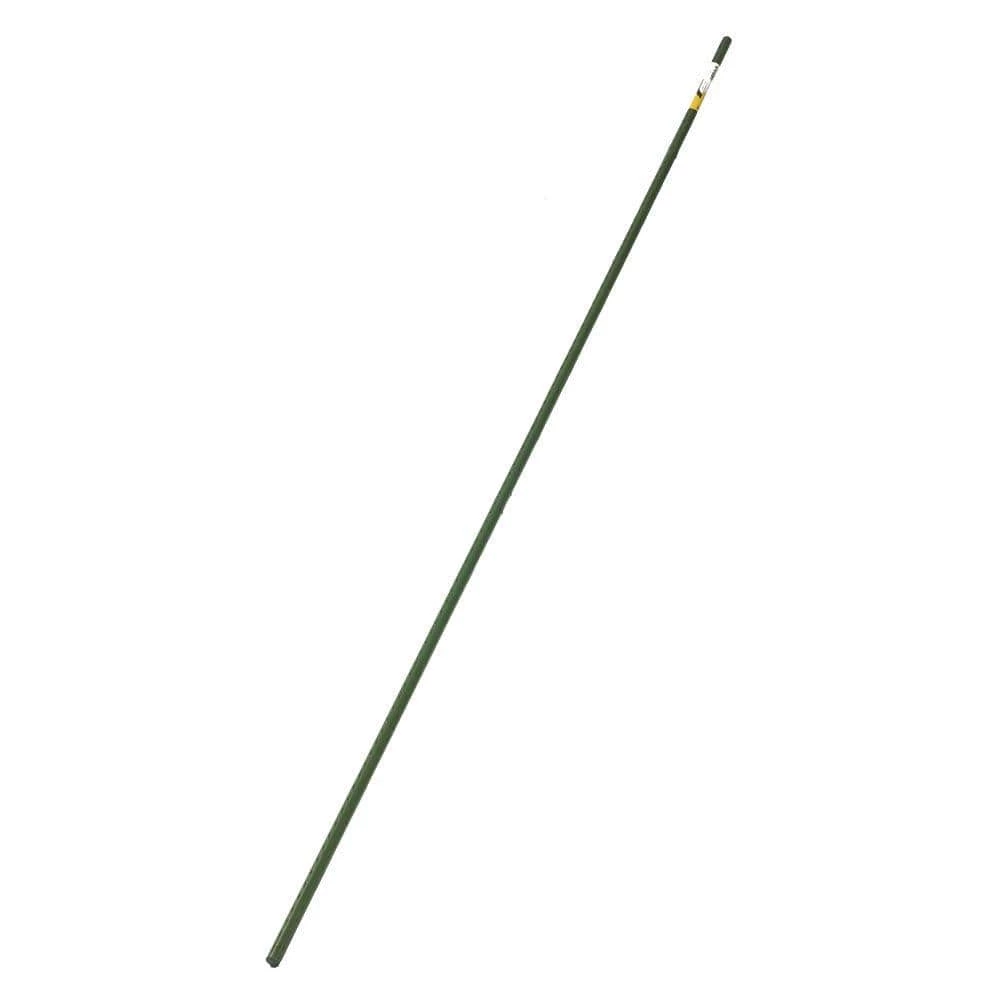 Vigoro 6 ft. Green Colored Heavy Duty Steel Core Garden Stakes