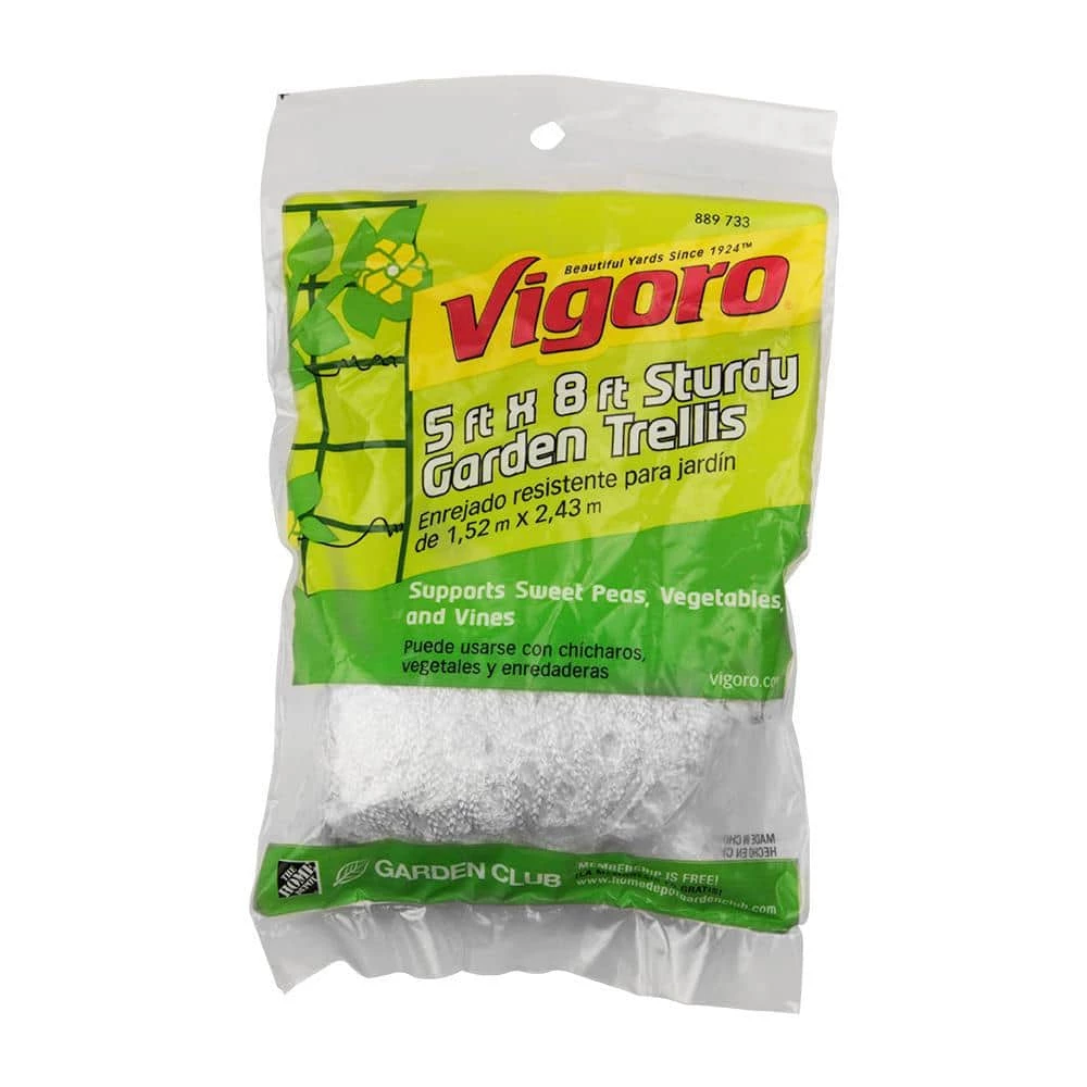 Vigoro 5 ft. x 8 ft. Sturdy Garden Trellis - Image 2