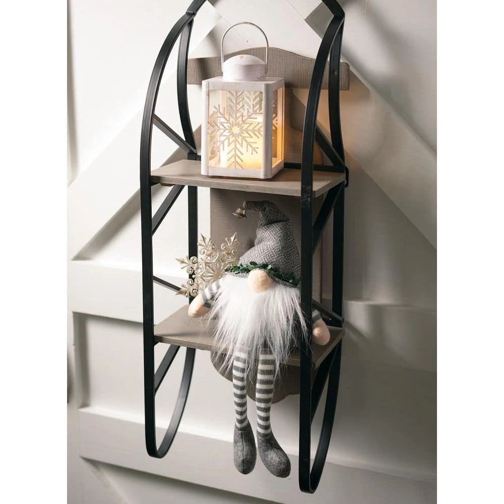 SULLIVANS 8.75 in. Snowflake Lantern with LED Pillar Candle - Image 4